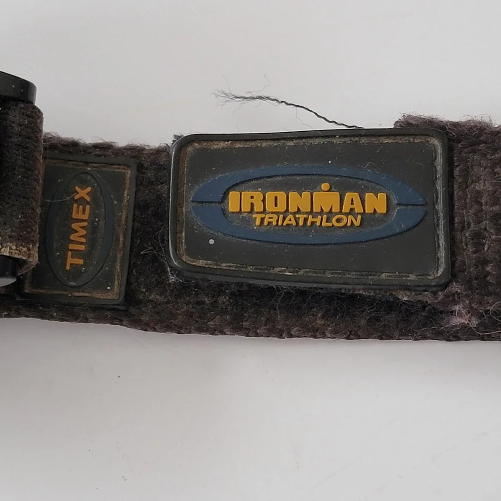 Timex Indiglo Ironman Triathlon Data Link Databank Digital Watch 90s Untested